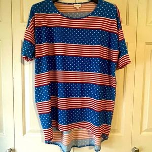 Lularoe patriotic Irma size M